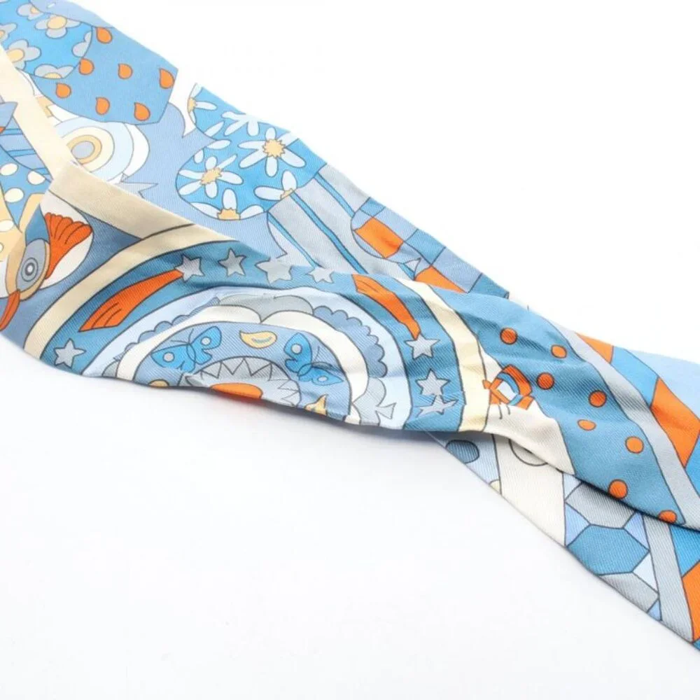 Hermes Scarf Twill les Murmures de la Foret Silk - Picture 5 of 6